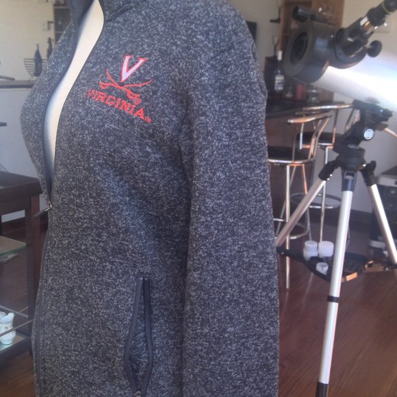 CHAMPION UNIVERSITY OF VA ZIPPERED JACKET WITH POCKETS-SIZE SMALL - Picture 10 of 13